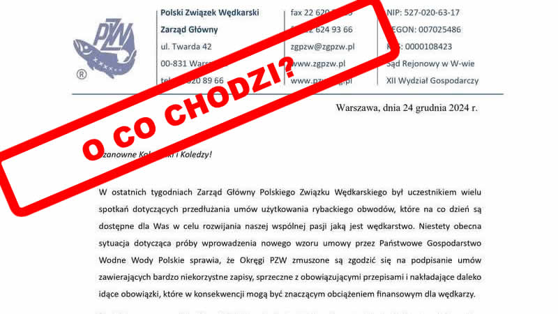 Wstrzymanie sprzedaży zezwoleń na amatorski połów ryb przez PZW Opole