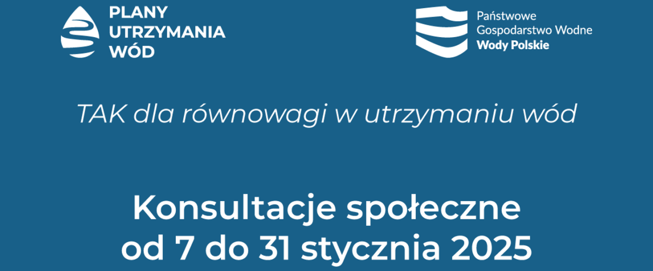 Plany utrzymania wód pod lupą – ruszają konsultacje społeczne!