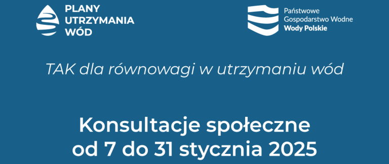 Plany utrzymania wód pod lupą – ruszają konsultacje społeczne!