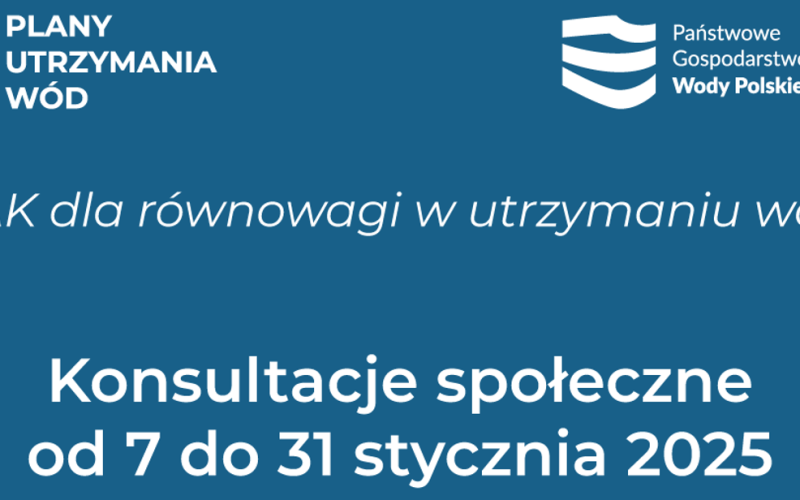 Plany utrzymania wód pod lupą – ruszają konsultacje społeczne!