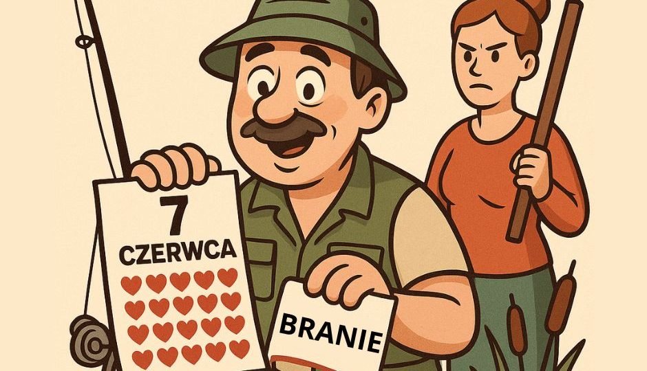 Na ryby… czy na seks? 7 czerwca, czyli trudne wybory w życiu wędkarza