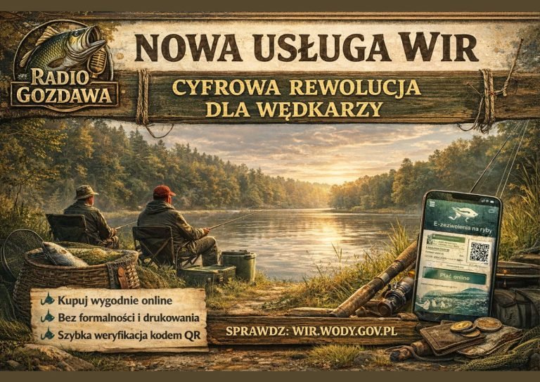 Nowa usługa WIR. Cyfrowa rewolucja dla wędkarzy