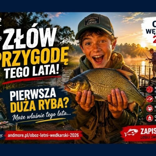 Ryba życia może zacząć się od pierwszego spławika. Ruszają zapisy na obóz wędkarski 2026
