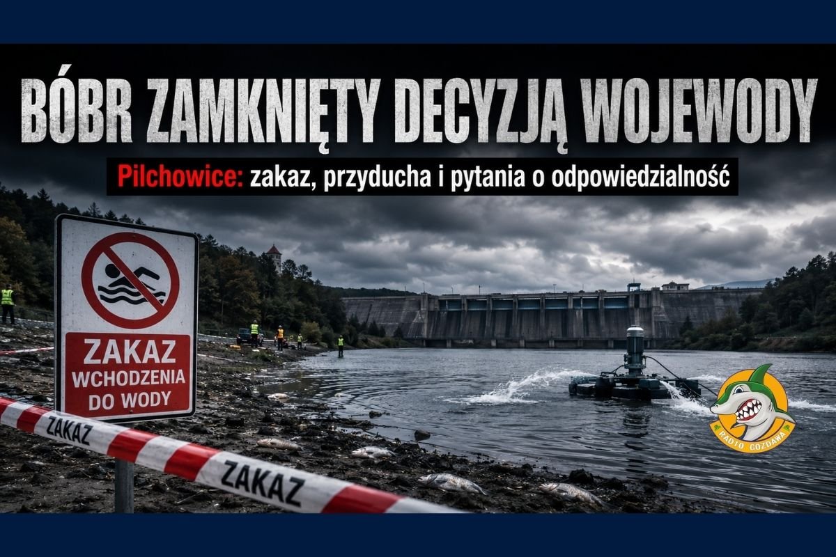Bóbr zamknięty decyzją wojewody. Pilchowice stały się sprawą zdrowia ludzi i zwierząt